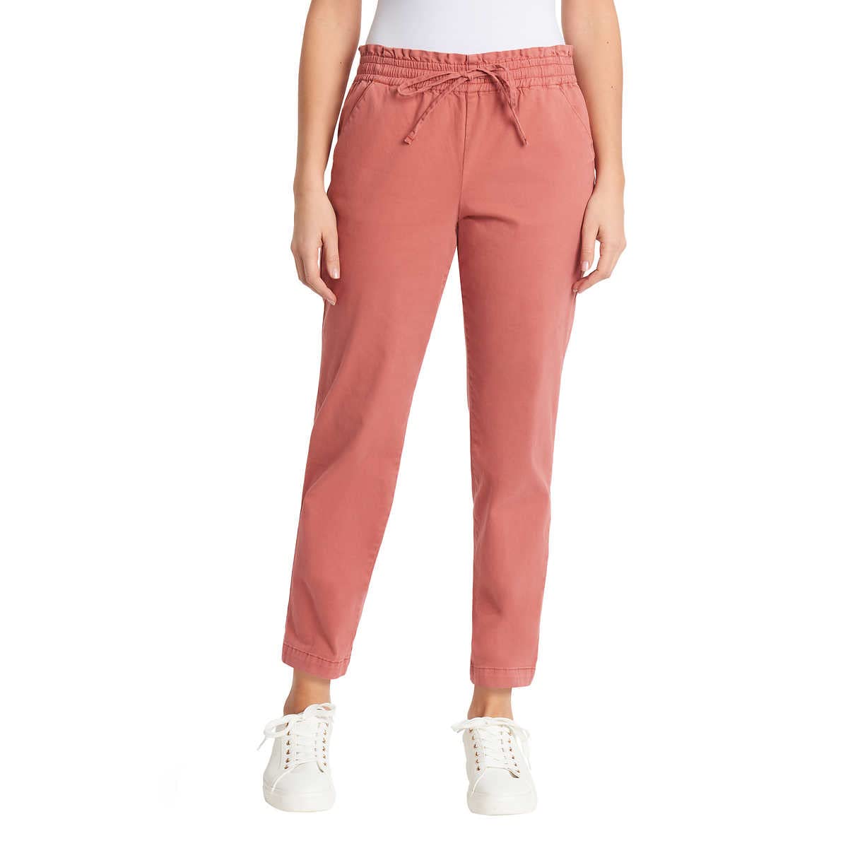 Gloria Vanderbilt Ladies Pull-on Women Chino Pant - Pink 6