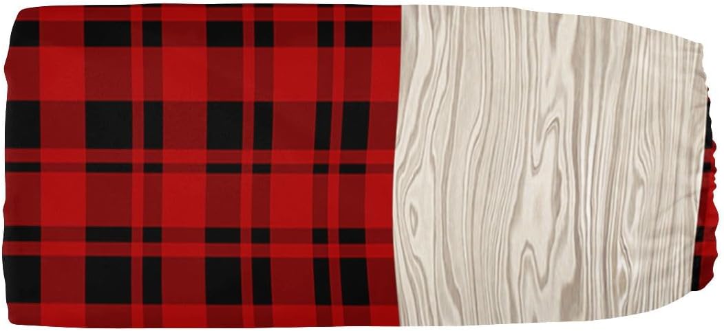 3pcs Nursery Crib Set with Comforter, Sheet & Skirt, Bear Forest Camping Car Printed Bedding for Baby Boys and Girls (Bear Red)