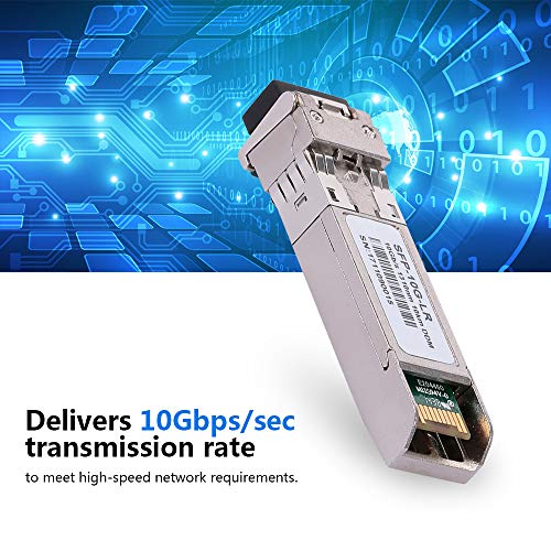 Goofly Módulo óptico de transceptor de fibra SFP-10G-LR 10Gb / s 1310nm 10km DDM 10 Gigabit de modo
