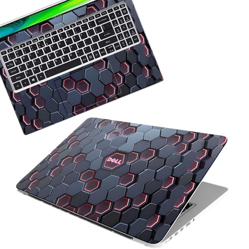 Image of DSGN 137 Full Body Laptop Skin Bubble-Free| Laminated| Removable| HD Quality Sticker for Laptops Upto 15.6 Inches Compatible with DELL