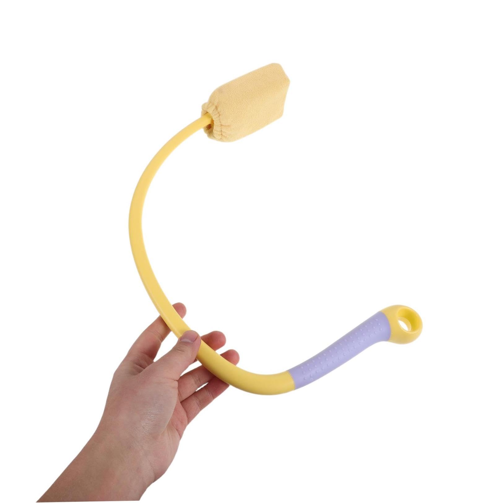 Cepillo de Ducha de Espalda en Forma, Mango Largo Ergonómico