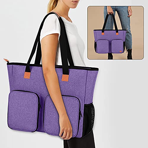 Luxja Carrying Case For Diamond Painting Accessories And A3 Light Pad, Diamond Painting Bag For A3 And B3 Light Box (Bag Only), Purple #TOP5