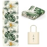 MicaYoung Tapis De Yoga En Suédine Pliable Portable 1,5 mm Tapis de Fitness Pour...