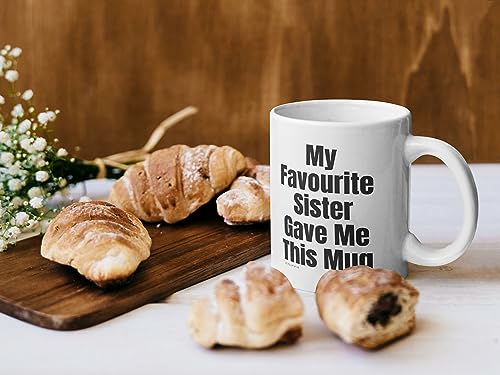 Humorous Brother Birthday Mug - Perfect Gift from Sister, 11oz - Image 2