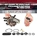 Heater Valve Repair Kit Compatible with Mercedes-Benz Cars- Set of Heater Repair Parts for Self-Repair W140, C140 - Full Compliance with Original Details