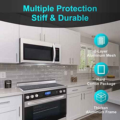 Botna Microwave Filter Replacement For Ge Wb06X10359, Microwave Vent Filter For Lg 5230W1A012B, Kenmore, Frigidaire, Microwave Grease Filter 7-5/8" X 5-1/8", 2 Pack #TOP5