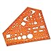 Produktbild Standardgraph 8191 Schablone Stano-Winkel, 155 x 155 x 1,3 mm