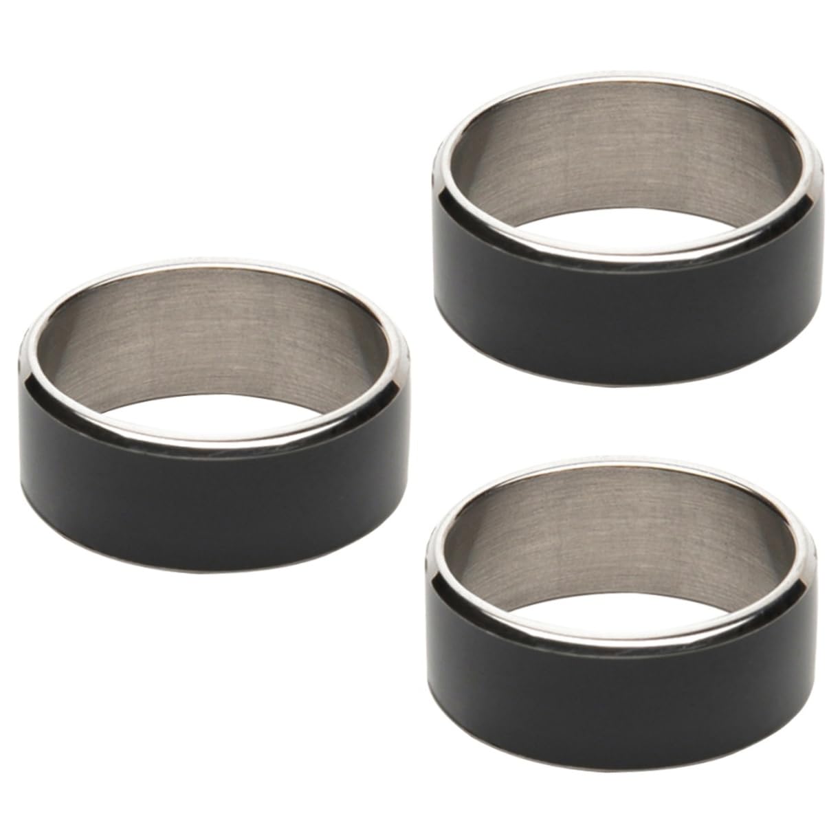 Homoyoyo Homoyoyo 3 Piezas Anillo Inteligente para Hombres Rings Anillo Inteligente NFC Señor Los Anillos Teléfono Móvil