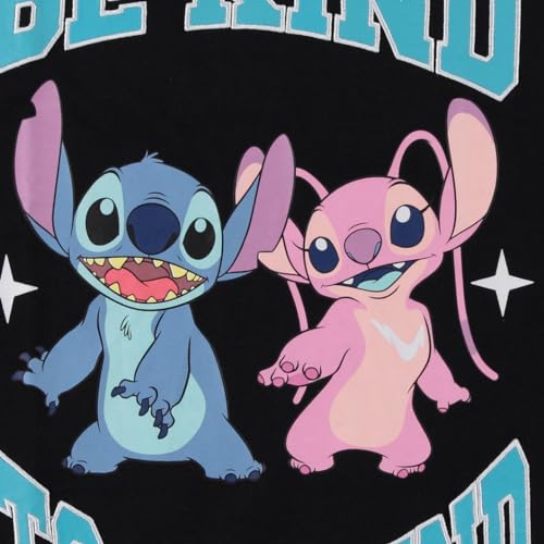 Disney Ladies Lilo and Stitch Shirt - Ladies Classic Lilo and Stitch Tee Lilo and Stitch T-Shirt (Black, Medium) - image 2