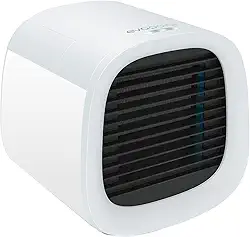 Evapolar EvaCHILL Ar Condicionado Portáteis/Mini Unidade AC/Pequeno Refrigerador de Ar Evaporativo Pessoal e Ventilador Umidificador para Quarto, Escritório, Carro, Camping/EV-500 / Branco opaco