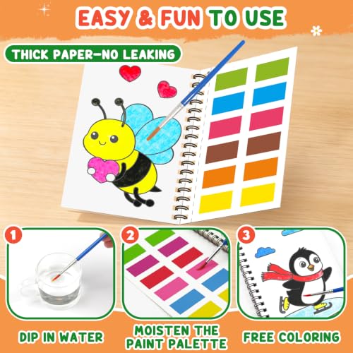 Image of ZMLM 24 Pack Animals Coloring Books - Birthday Party Favors for Kids 4-8