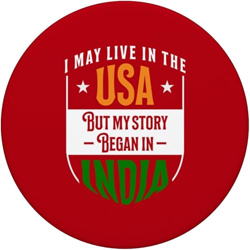 Miniatura 3 de India - I may live in the USA but my story began in India PopSockets Swappable PopGrip