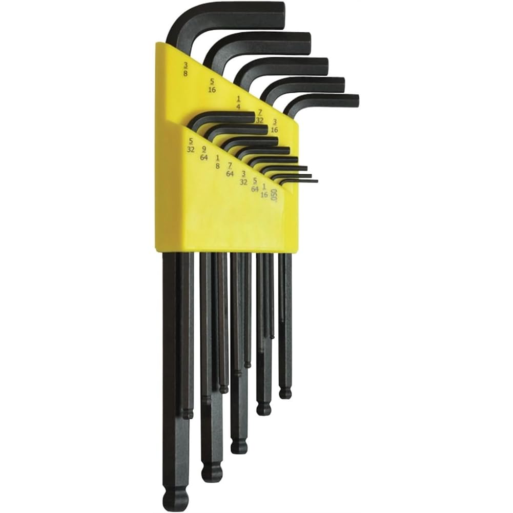 Jnchdghwa As Shown For 10937 Ball Drive L-Shaped Wrench Set(13Pcs), 13Pcs Sae Hex Wrench Set,With Ball Head In 1 Set