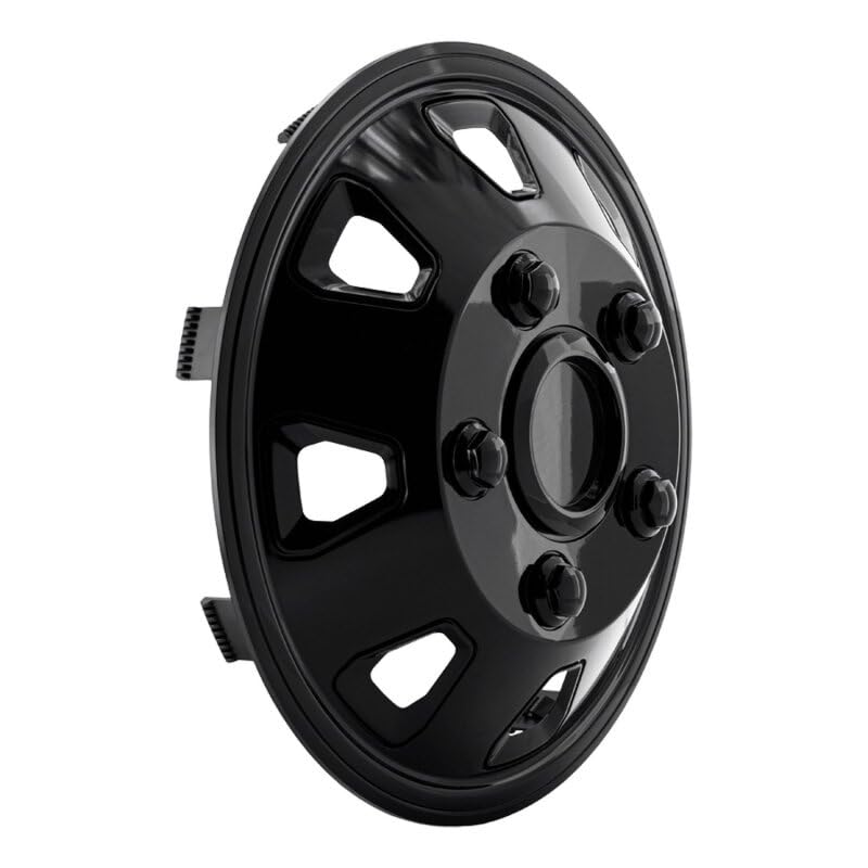 Radkappen Radzierblenden kompatibel mit FIAT Ducato Itah 15 Zoll Schwarz 4 Stück