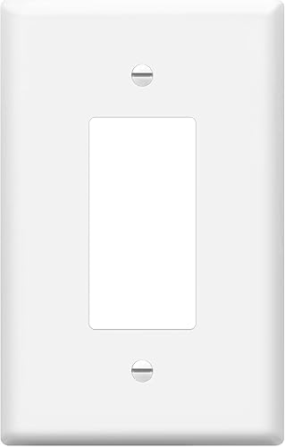 Miniatura 9 de ENERLITES Placa de pared decorativa para interruptor de luz o tomacorriente, acabado brillante, tamaño extra grande de 1 gang 5.5" x 3.5