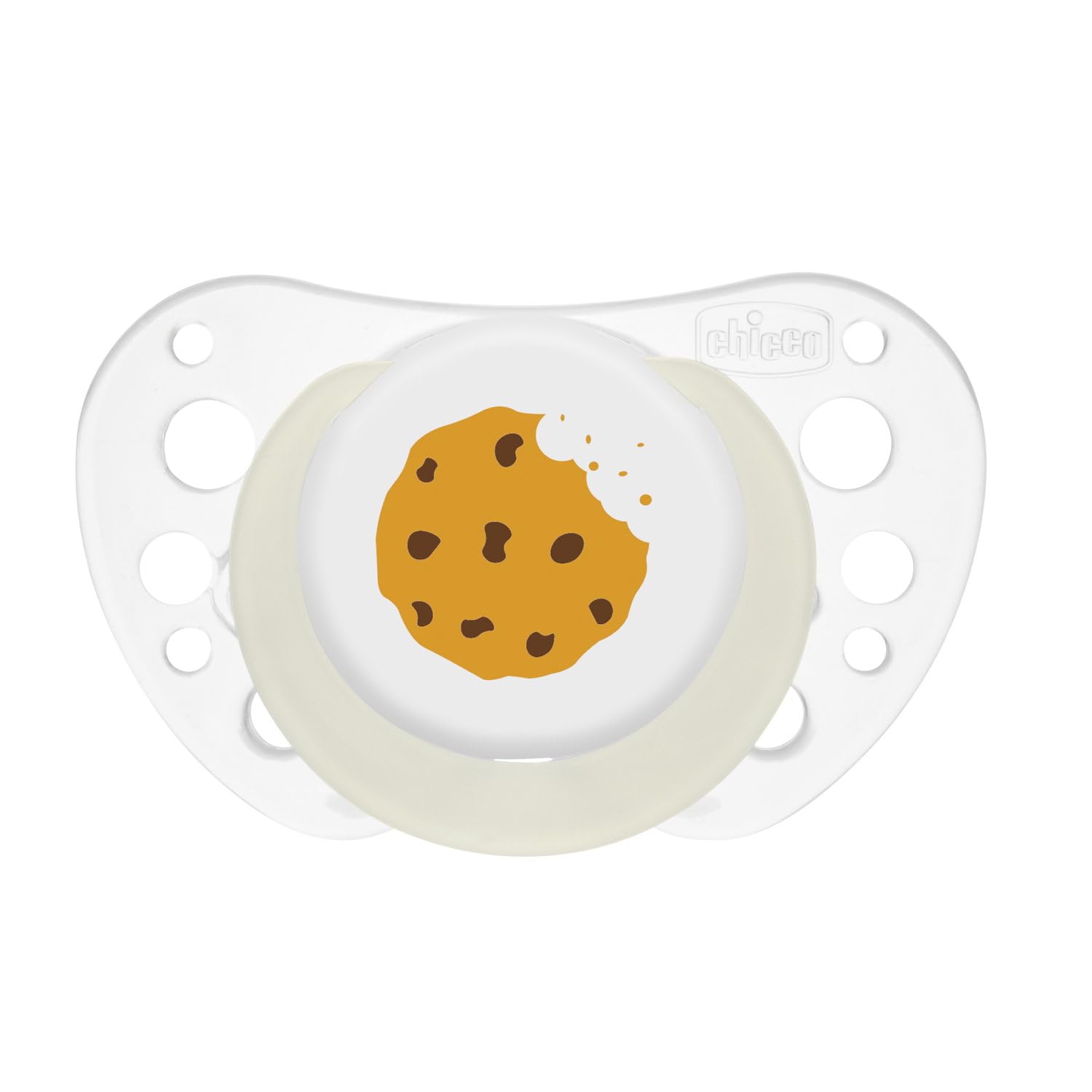 Chicco PhysioForma Succhietto Air Grigio Lumi, Ciuccio 16-36 Mesi, Si Illumina Al Buio, Tettarella in Silicone, Anatomico E Funzionale, Supporta la Respirazione Fisiologica, Grigio, 2 Pezzi