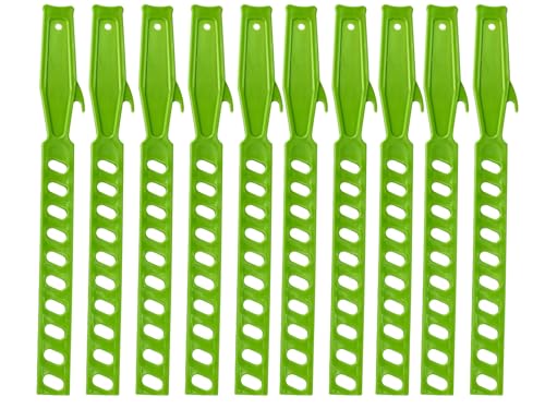 ToolSpace Agitateur de peinture 10 pièces - Plastique - 27,5 cm - Agitateur de peinture vert Durable Réutilisable - Pour différents types de peintures -...