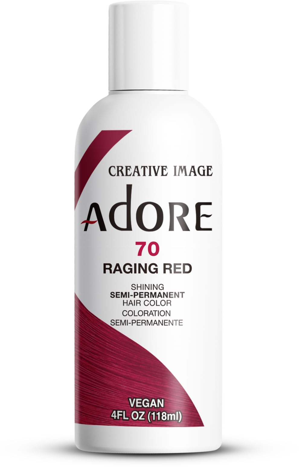 Adore Shining Semi Permanent Hair Colour, 70 Raging Red