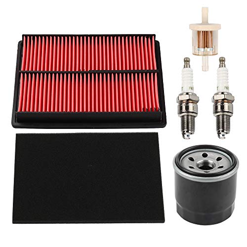 Yermax GX610 Air Filter Oil Filter Spark Plug for Honda GX620 GX670 GXV610 GXV620 GXV670 18HP 20HP 24HP Engine 17210-ZJ1-841 17210-ZJ1-842