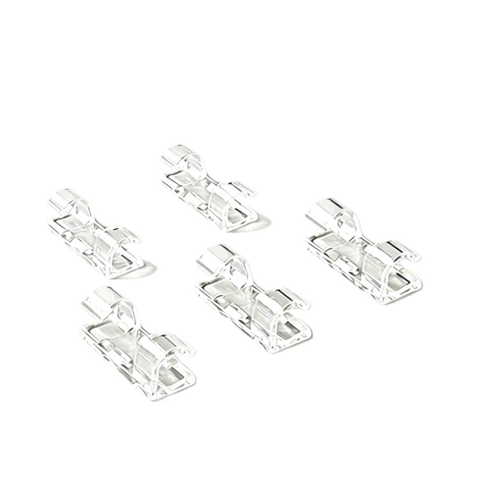 Clear Plastic Cable Clips Transparent Wire Organizers(200pcs)