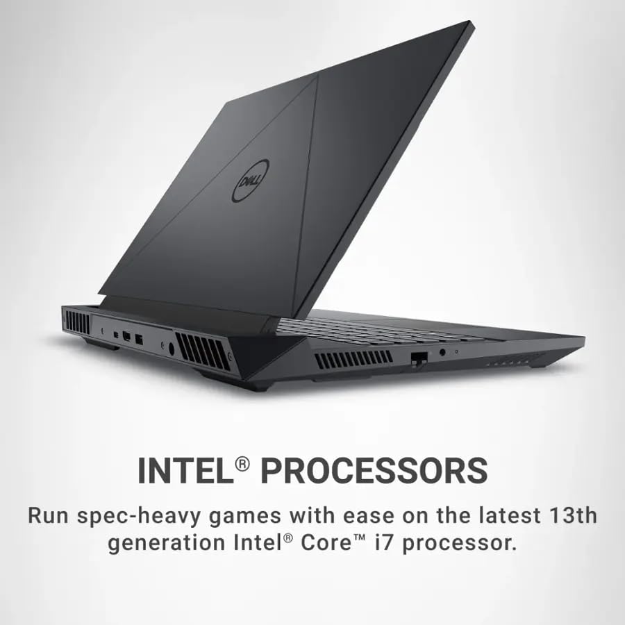 Image of Dell G15 5530 Gaming Laptop - Intel 14-Core i7-13650HX, NVIDIA GeForce RTX 4060, 15.6 inch FHD 120Hz Display, RTX 4060, Backlit KB, AI Copilot, Win 11 Pro & Office Lifetime License (32GB DDR5 | 1TB SSD)