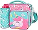 Bolsa de Almuerzo para Niños,Bolsas Térmicas Comida para Niñas con Aislamiento de Unicornio,Infantil Bolsas porta alimentos, con Bolsillo para Botella, Correa de Hombr Desmontable