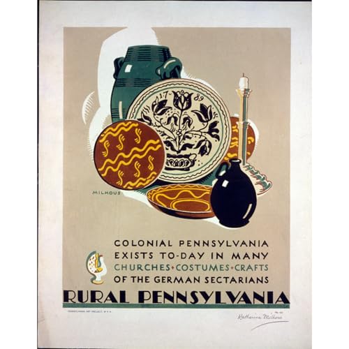 Impression sur toile Visit Rural Pennsylvania 76,2 x 101,6 cm multicolore