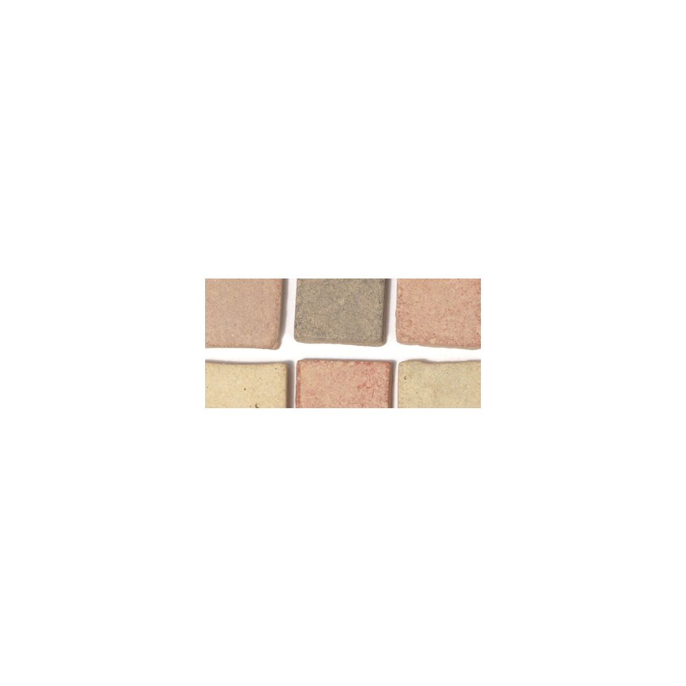 Rayher Assortiment de pierres de mosaïque CERAMICA, nature, 1x1cm, 1 pot d’env. 780 pces (800g), céramique résistante au gel/chaleur, intérieur, extérieur, loisir, artisanat-1453231
