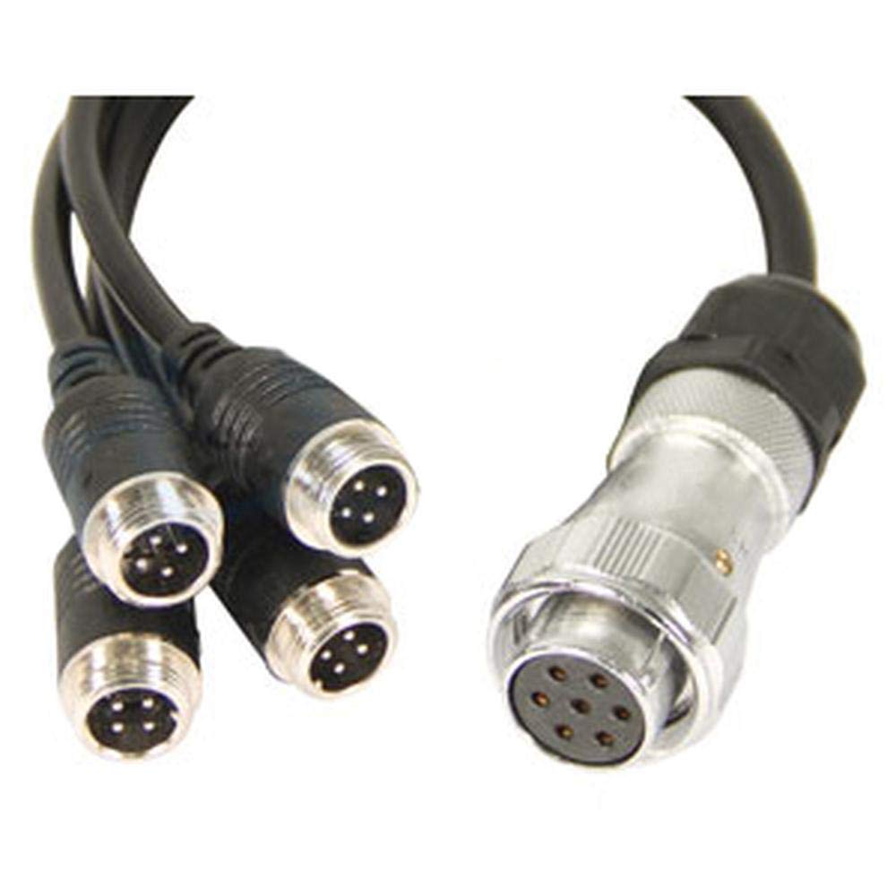 RAParts C4SPL Fits CabCam Camera End Short 4 Way Splitter Made to be Universal