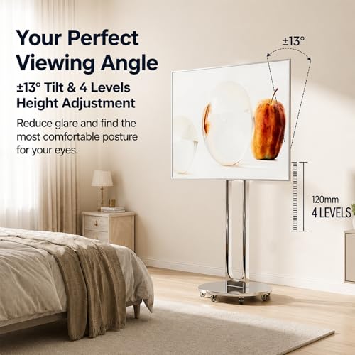 Soporte móvil para TV de piso SENHAUS para 40-75" miniatura 5