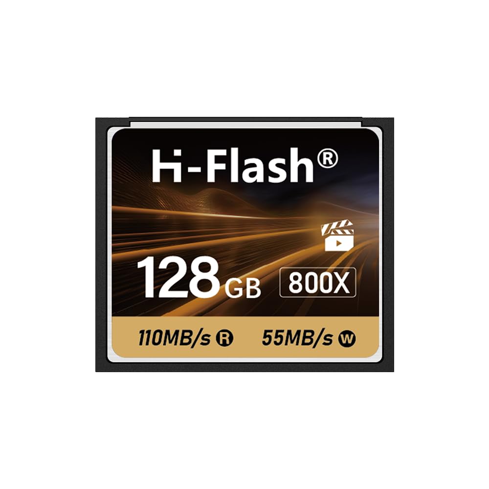 コンパクトフラッシュ（CF）4枚セット　➕　ハードケース付 Amazon | H-Flash CFコンパクトフラッシュカード128GB - プロの写真