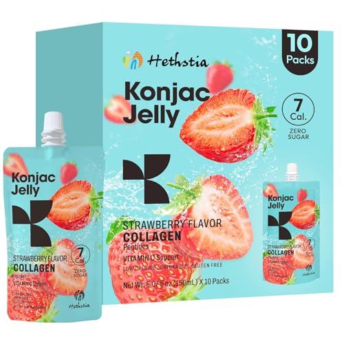 Hethstia Konjac Jelly Strawberry w/ Collagen – 10 Pouches