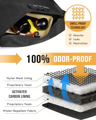 SafeDelux Smell Proof Bag 11.5