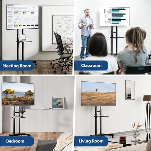 Soporte móvil para TV de 32 a 65 pulgadas con ruedas miniatura 6
