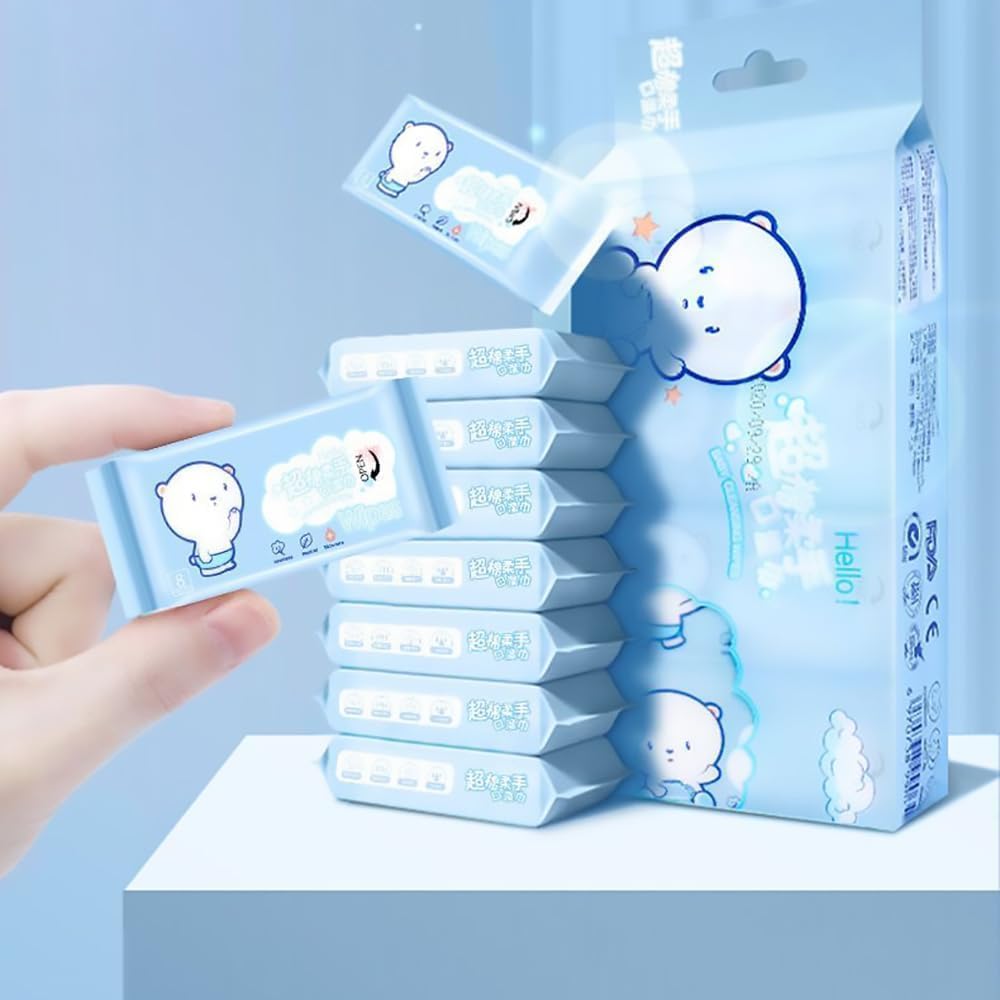 GONIPIMI Mini Wet Wipes/Travel Pack/Pumping Bag Friendly-image-47