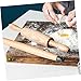 Hoement Baking Rolling Pin Solid Wood Roller Pizza and Bread Smooth for Easy Use Kitchen Tool for All Types