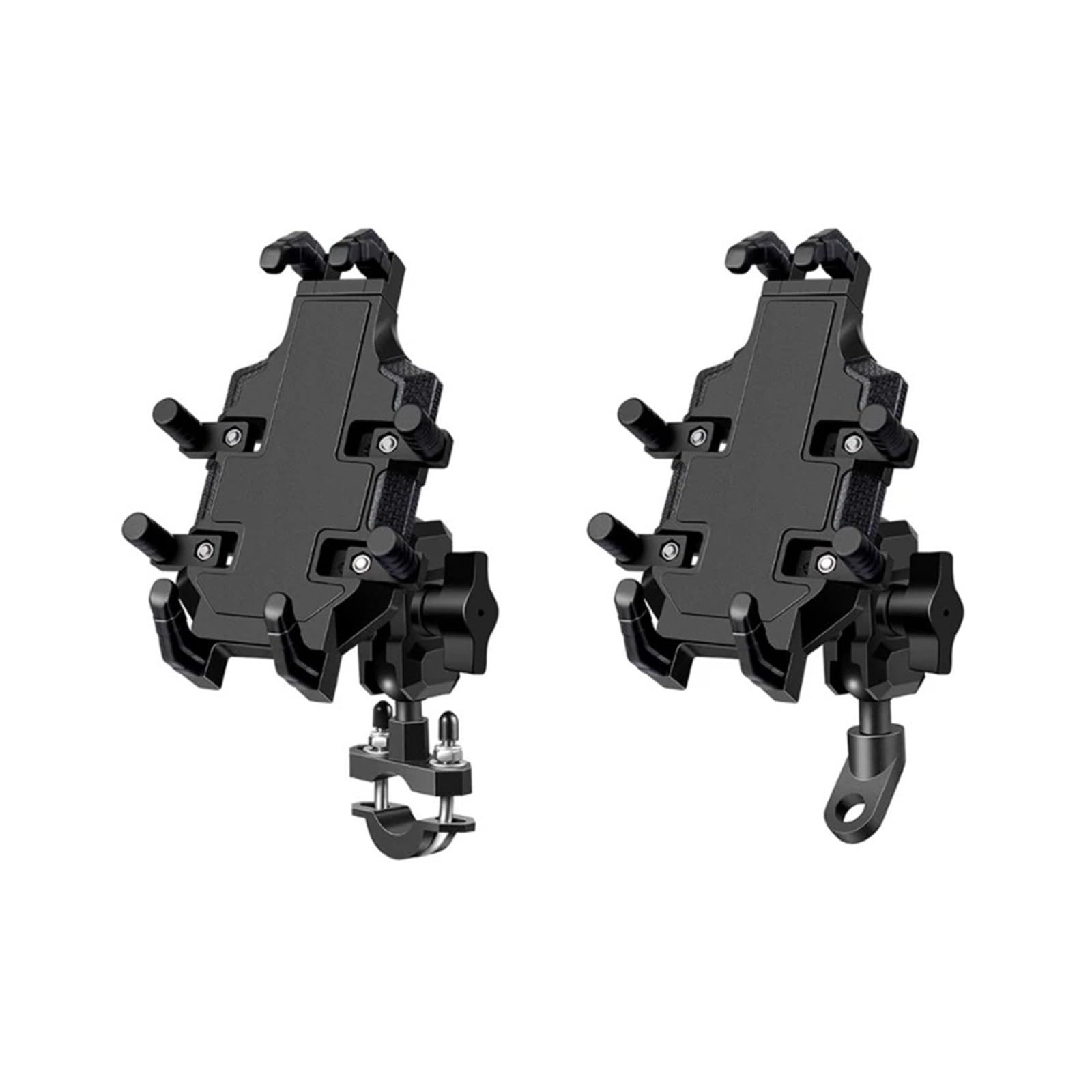 Porte Smartphon Velo Support De Téléphone Universel Antichoc pour Moto pour Vélos Et Vélos Électriques Support Téléphone pour Téléphones 4,7 À 7,2 Pouces Support Telephone Velo(Handlebar)