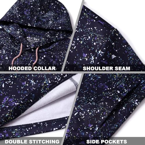 Image of M MAELREG Hoodies for Men Golf Fleece Hooded Sweatshirts Dry Fit Athletic Lightweight Casual Midlayer Mens Hoodies Pullover