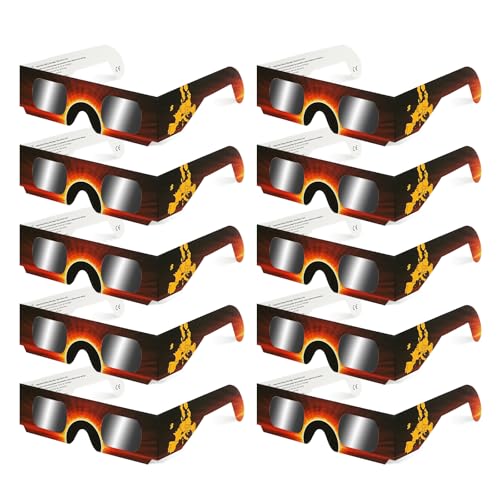 Miniatura 2 de Gafas Eclipse Solar Homologadas ISO 12312-2 Cartón Pack 10
