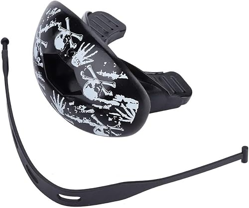 CYSFETENA Mundschutz Boxen, Mundschutz Football, Lebensmittelqualität TPR Mundschutz Zahnspange,Rugby Sports Boxen für Karate Kampfsport Fußball Rugby Sportarten 7.5 X 4.5 X 5.5cm