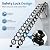 Attic Ladder Pull Down System, Attic Pull Down Stairs Kit for Small Openings. Heavy Duty Iron Ladder, 12 FT Extended Length,1300LBS Capacity, Ideal for Garages, Basements, and Workshop Access.