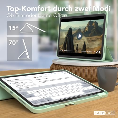 Étui iPad Air 11 M3 EAZY CASE vert clair avec porte-stylet - 5
