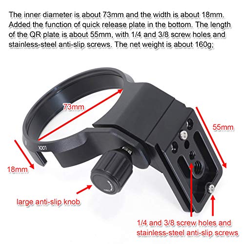 Anillo de montaje en trípode iShoot para Canon EF-EOS R adaptador de lente Arca 3