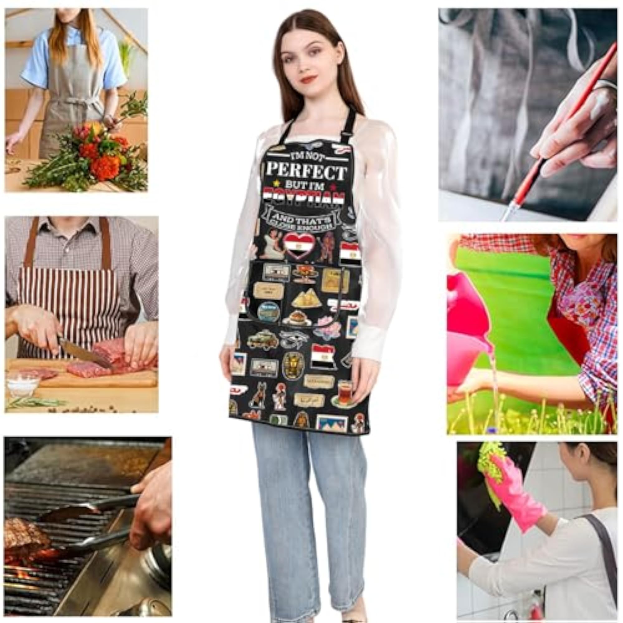 Egyptian Kitchen Apron, Travel Souvenir Gift