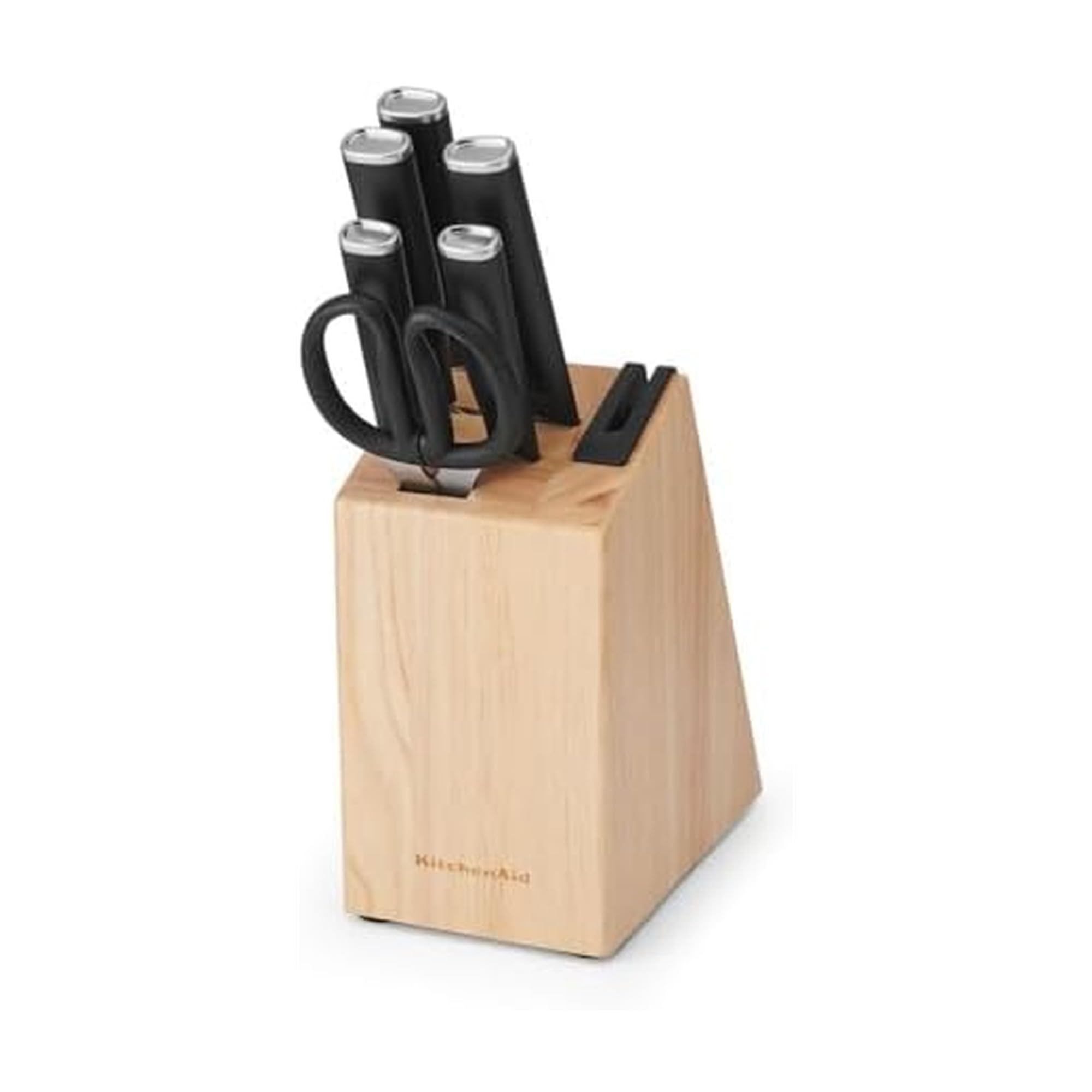 【60%引家電家具26点】SHARP Panasonic Dyson MUJI Amazon.com: KitchenAid Classic 7-Piece Natural Knife Block Set