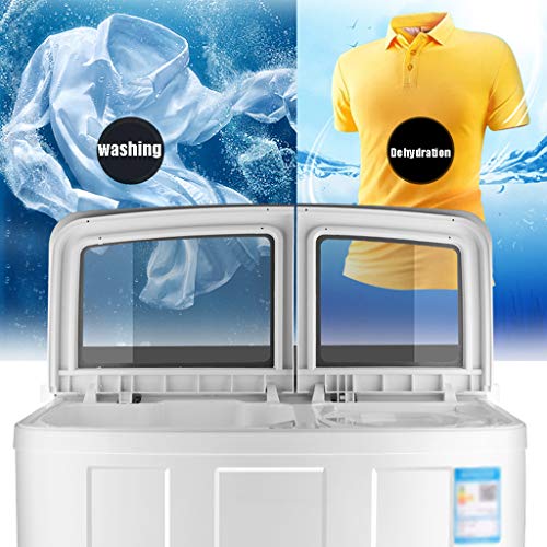 BLLXMX Household Twin Tub Washing Machine, Large Capacity, 430W Washing Power, 160W Dehydration Power - Image 8