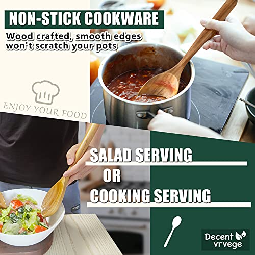 Decent Vrvege 727196615831 Wood Spoon, Healthy Acacia Wooden Cooking Spoons thumb #4