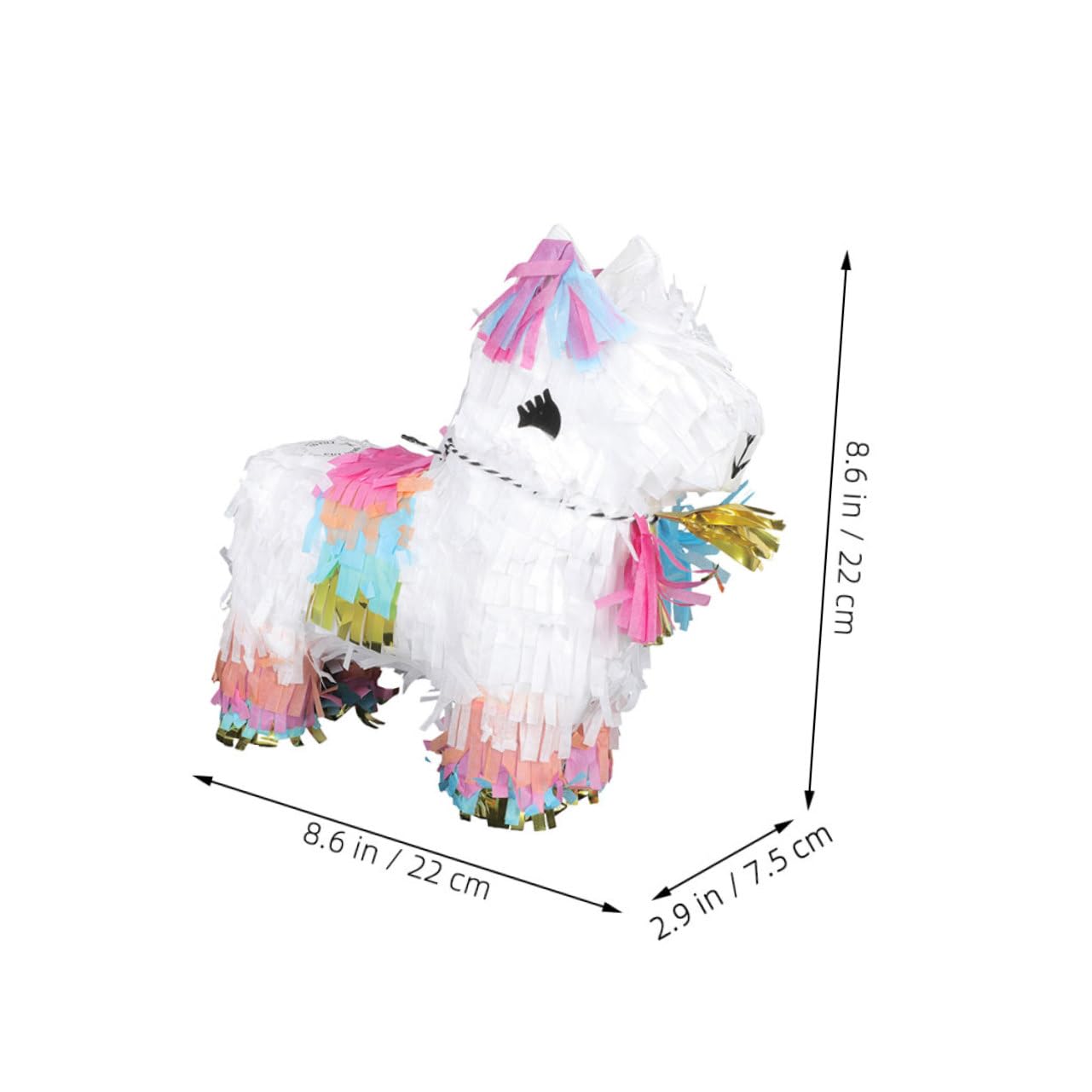 Piñata de Juguete con Forma de Animal 1 Juego de Papel | Fiesta y Celebración, Rellenable con Caramelos, Diseño 3d Adorable, Caja Práctica para Romper