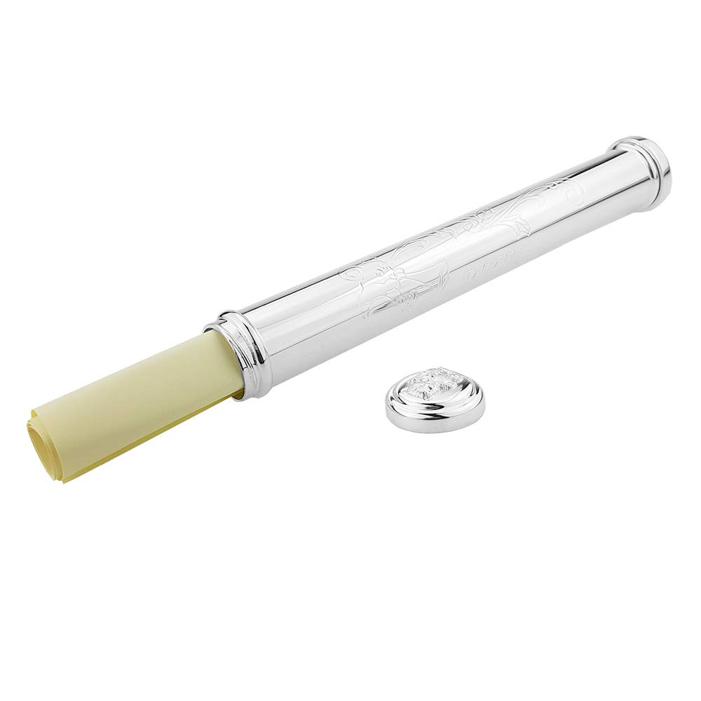 Birth Certificate Holder with Base Set,SilverPlated Zinc Alloy