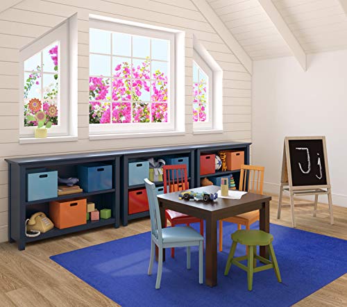 Joy Carpets Endurance 12' X 12' Square Solid Colored Area Rug In Royal Blue #TOP2